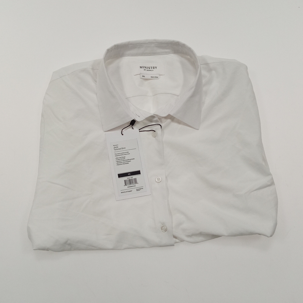 Ministry of Supply, Woman's Juno tailored, white shirt